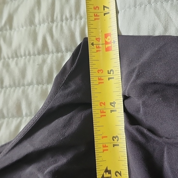 Banana Republic Halterneck Keyhole Front Side Split Mididress Black Size 2 - Picture 10 of 12